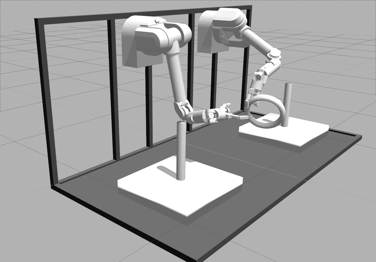 Arm 1 holding torus for Arm 2